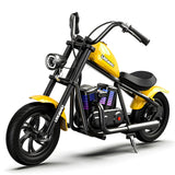 Uboard Discovery Mini Electric Go Go Bike for Kids with Rechargeable Ride-On Bike (Yellow)
