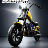 Uboard Discovery Mini Electric Go Go Bike for Kids with Rechargeable Ride-On Bike (Yellow)