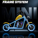 Uboard Discovery Mini Electric Go Go Bike for Kids with Rechargeable Ride-On Bike (Yellow)