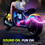 Uboard Discovery Mini Electric Go Go Bike for Kids with Rechargeable Ride-On Bike (Yellow)
